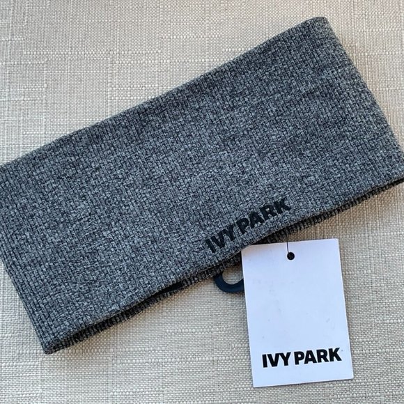 Ivy Parks Beyonce Hair Band Knit Seamless Ribbed Wide Headband Grey One Size - Picture 3 of 8